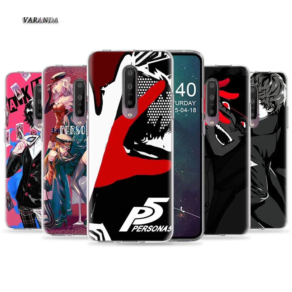 

P5 Persona 5 Case for Oneplus 7 Pro 5G 6T 6 Silicone Fundas Capa Ultra Thin Slim TPU Anime Phone Coque Cover 1+ 7 7Pro 5G 6T 6