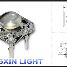 20 шт. светодиодный 5 мм Янтарный/orange Piranha огнеупор высшего качества светодиодный s 4 pin купол Широкий формат супер яркий светодиодный светильник лампы для автомобиля светильник Высокое качество