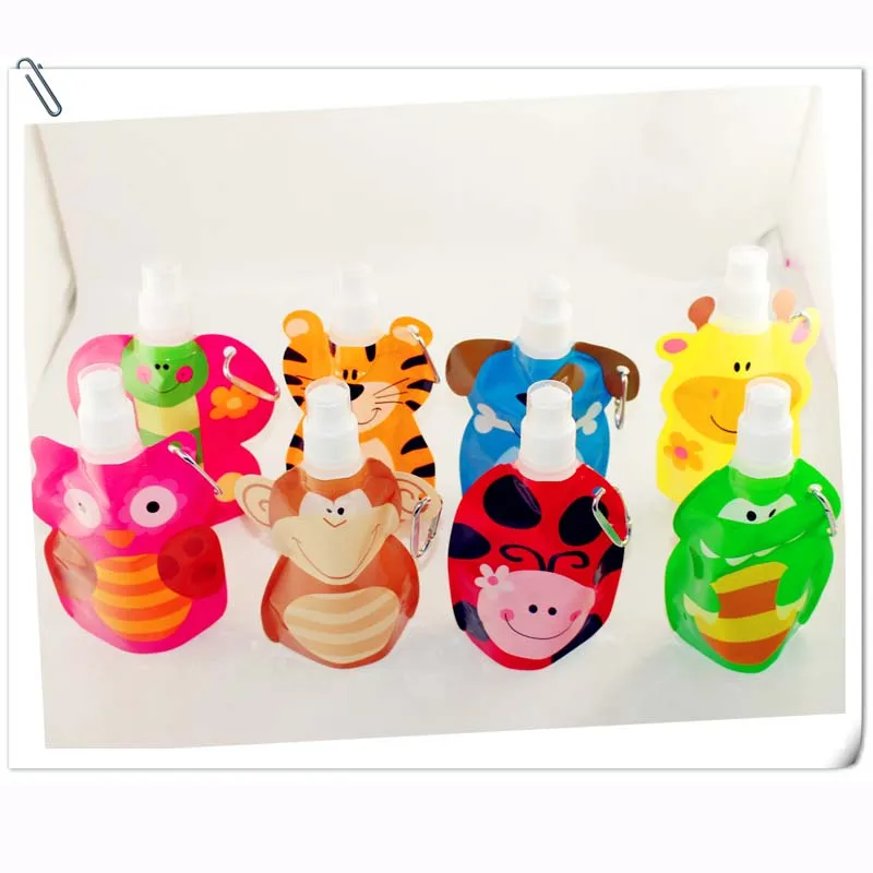

Baby Kids Folding Water Cup Healthy Plastic Portable Travel Water Cup Foldable Water Mug 360ML