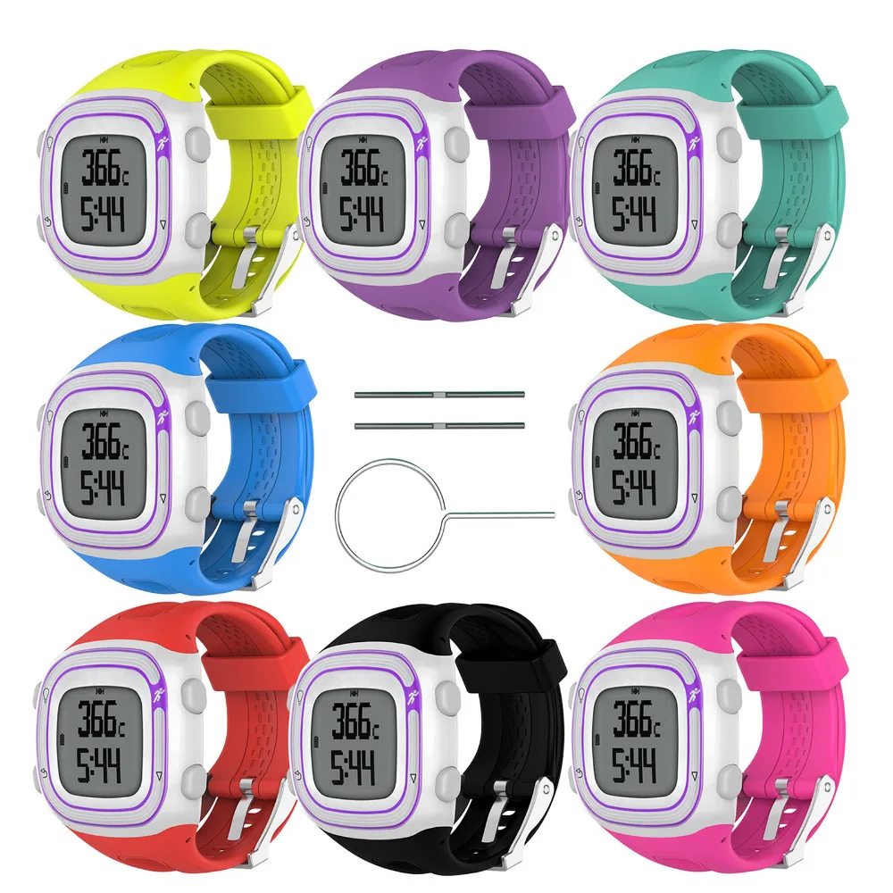50 шт. силиконовый банад для Garmin Forerunner 10 15 GPS спортивные часы бега маленькие