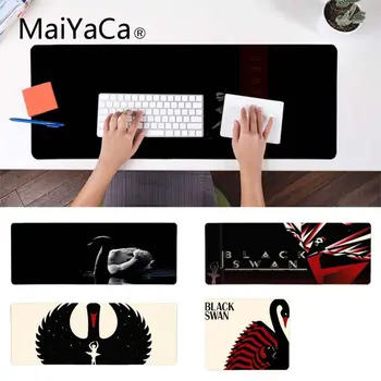 

MaiYaCa Non Slip PC Black Swan DIY Design Pattern Game mousepad Laptop Gaming Lockedge Mice Mousepad