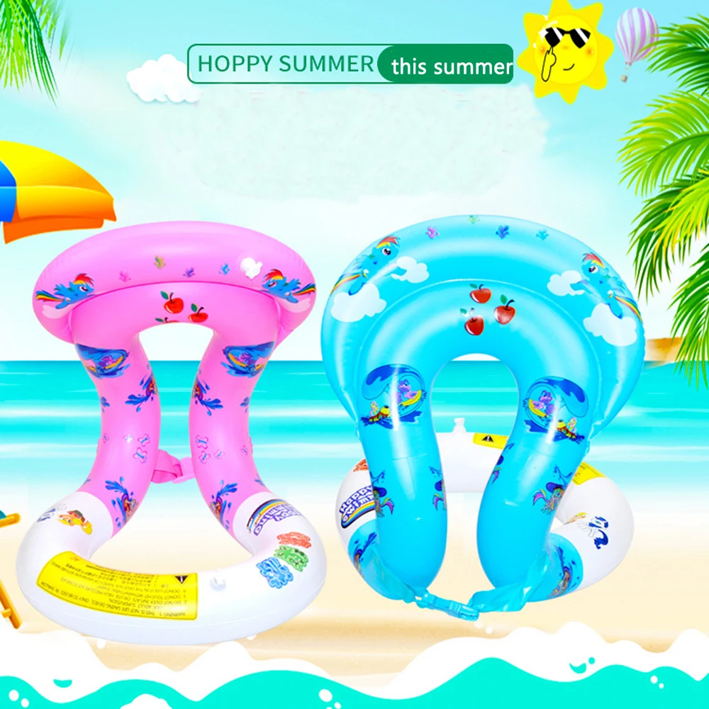 

1PCS Children U Shape Swimming Ring Inflatable Floating Swim Rings Water Pool Toys Swimming Laps Float Circle Vest