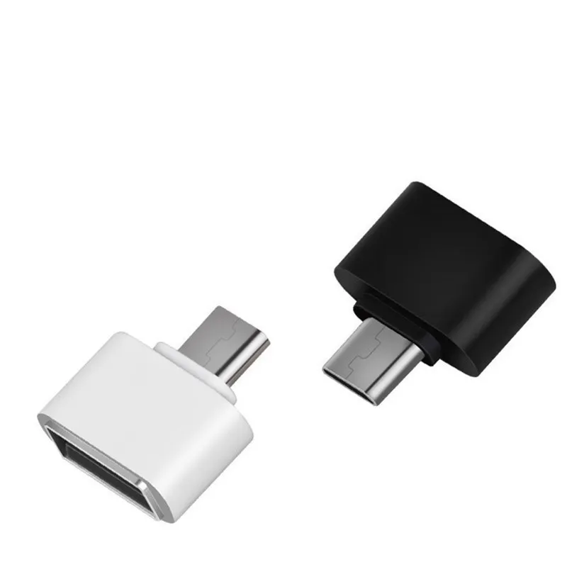 100 шт./лот USB женщина к C Тип c 3.1 OTG Мужской адаптер данных для Samsung S8 LG G6 G5 V20 onePlus 2 3