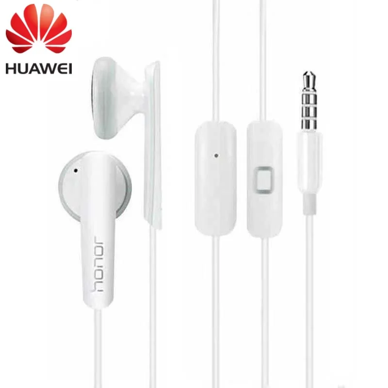

HUAWEI Honor AM110 earbud Deep Bass Dolby Earphone + Mic Remote control For P9 P10 Plus Mate 7 8 9 10 Honor 4C 5C 7 8 9 V9 lite