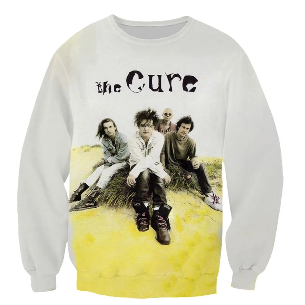 The Cure Cool Rock Band men and women pullover sweatshirts plain