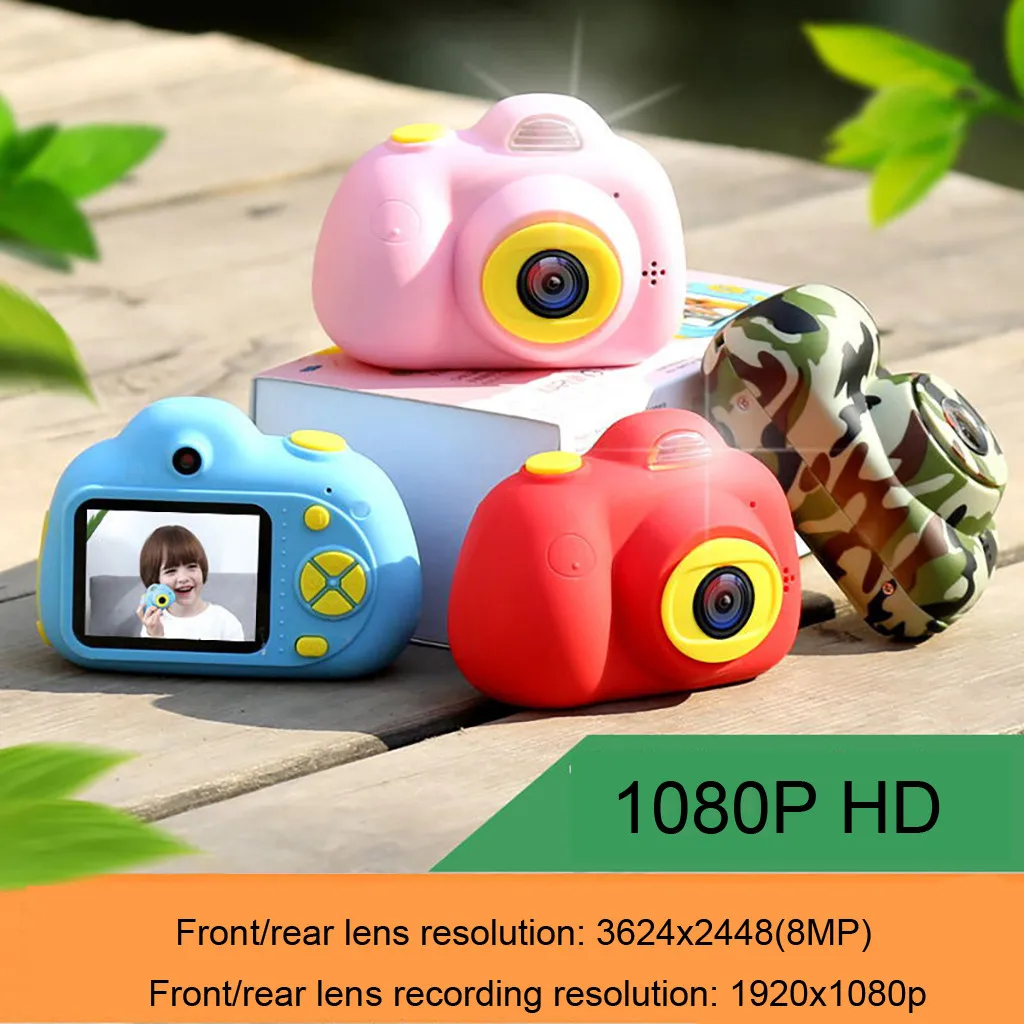 Children Mini Camera Kids Educational Toys for Children Gifts Birthday Gift Digital Selfie Camera 1080P HD Toys Camera#g4