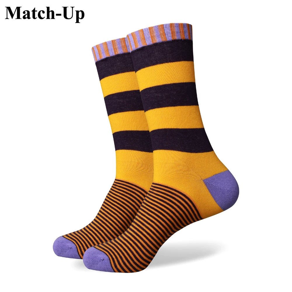Match Up collection socks all cotton men colorful brand man socksin
