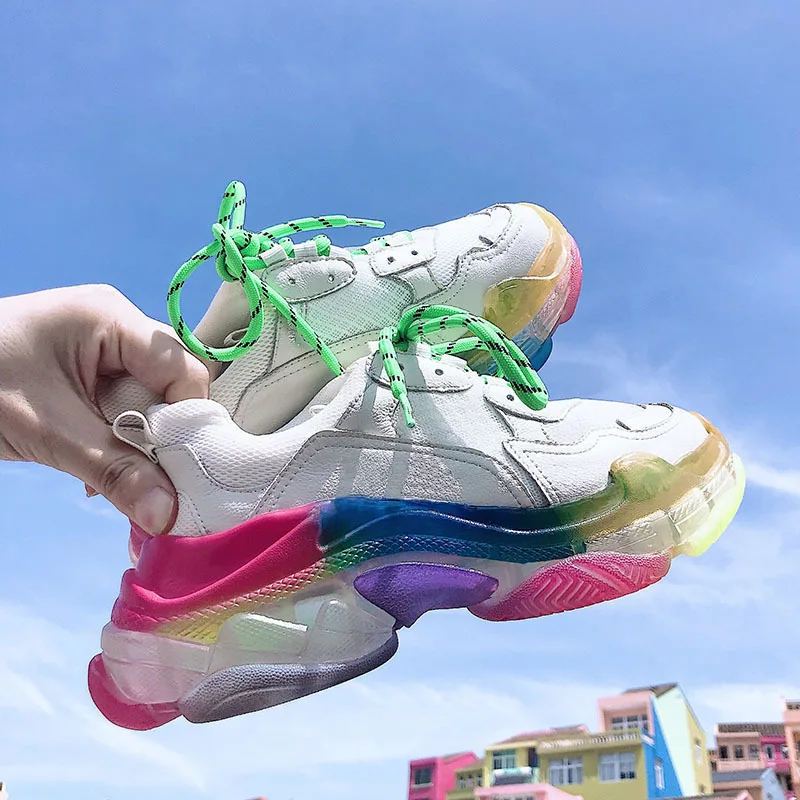 

Women Shoes Increasing 6CM INS Ulzza Harajuku Flat Sneakers Women Height Platform Sneakers Women Shoes Breathable Ladies Shoes