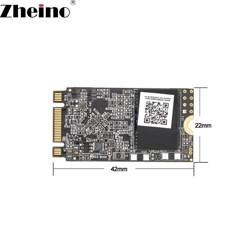 Zheino M.2 2242 SSD 256GB SATA3 SSD 22*42 мм Внутренний твердотельный жесткий диск для настольного ноутбука