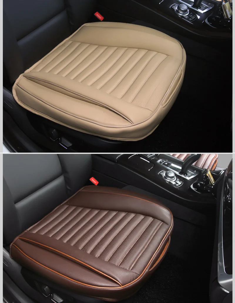 Almofada de Assento de Carro Capa de Assento para Todos os Sedan Protetor de Esteira do Carro-estilo Couro Único Motorista Quatro Temporada Geral Assento Automóvel 3d 4 High Quality seat cover