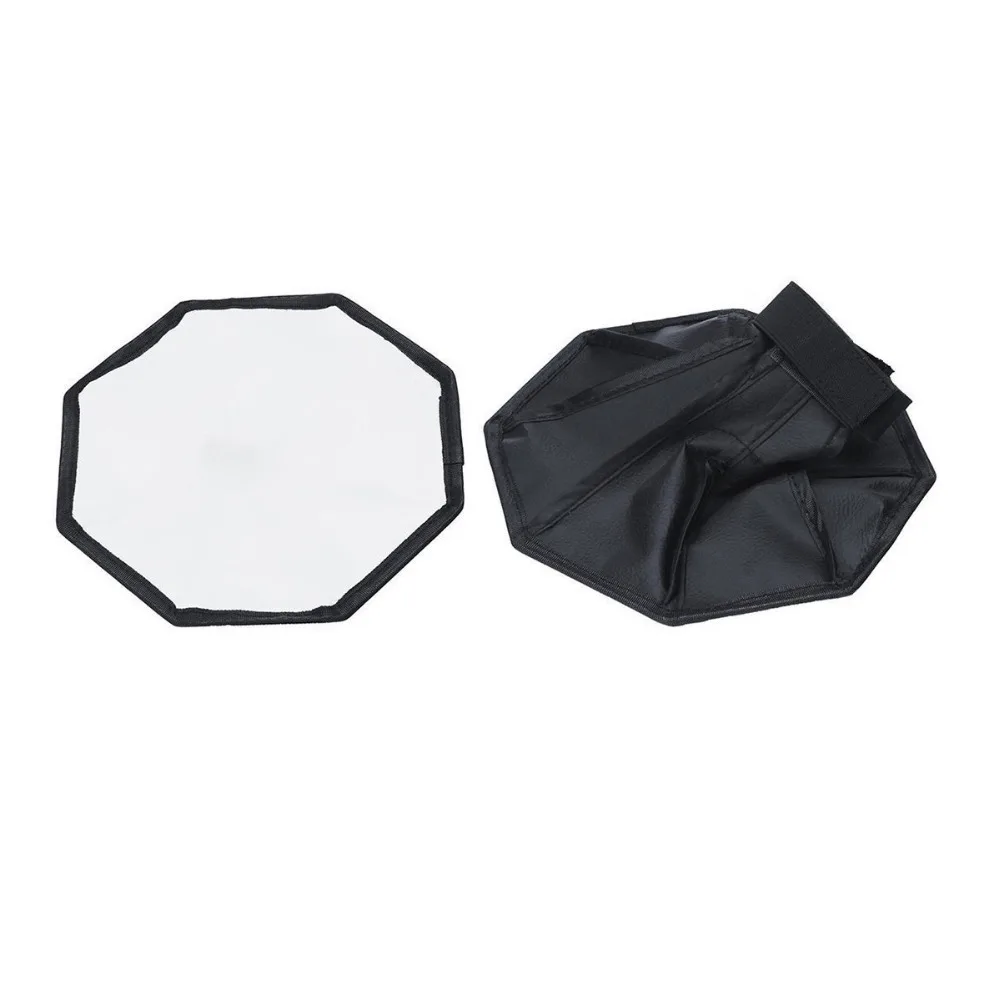 Kaliou 20cm Octagon Universal Mini Softbox Flash Diffuser Portable Camera On-top Soft Box for Camera