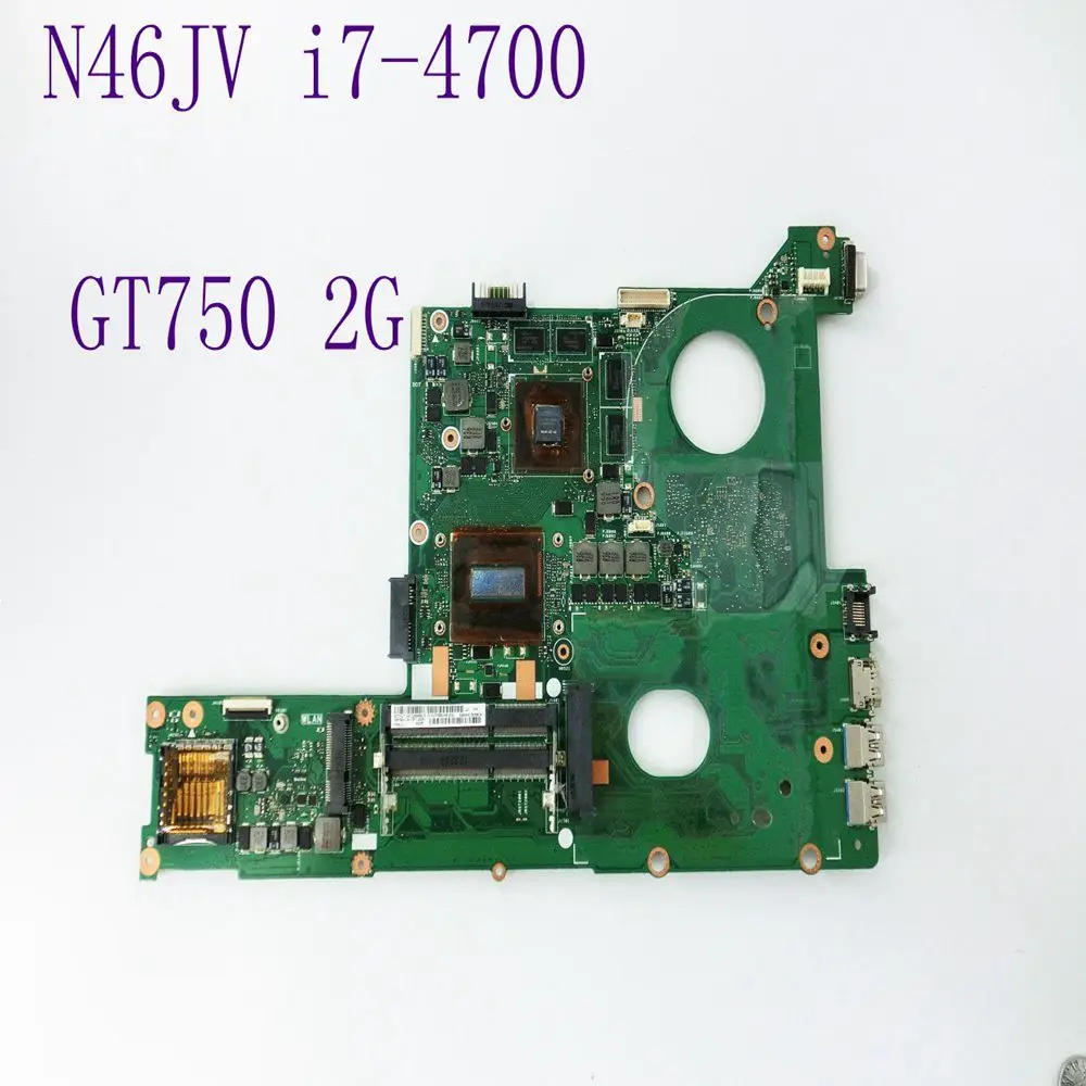 N46JV For ASUS Motherboard W/ i7 4700HQ Processor HM87 GT750M 2G N14P