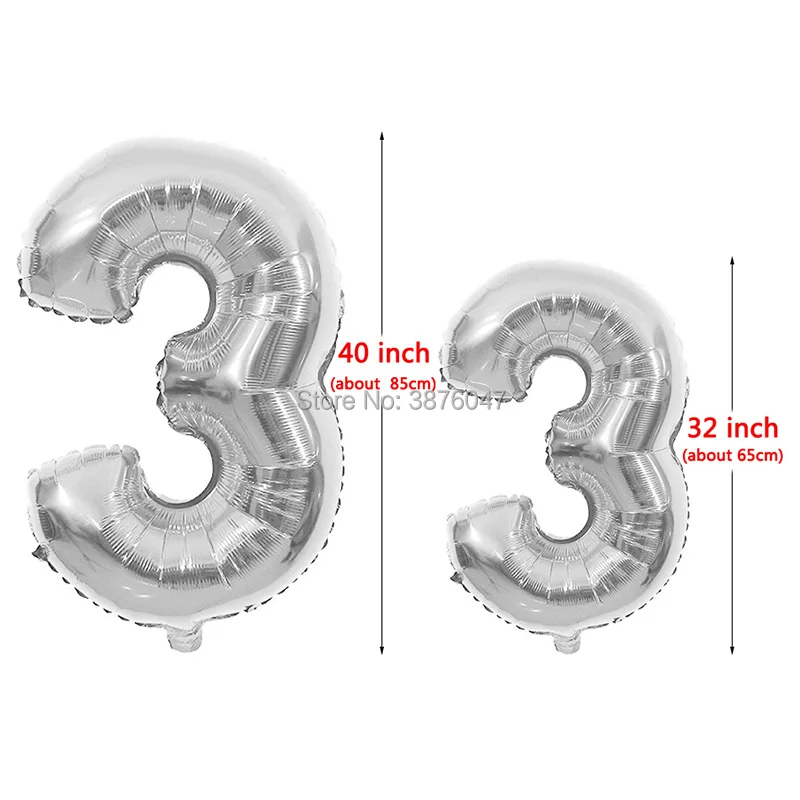 40-дюймовый светодиод шар в виде цифры золотого и серебряного цвета гигантский воздушный шарик из фольги в форме детская 18 21 30 день рождения юбилея вечерние цифровой баллоны с гелием