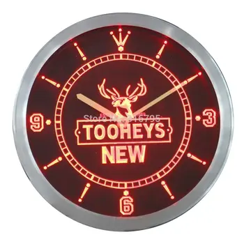 

nc0117 Tooheys Beer Bar Pub Neon Sign LED Wall Clock