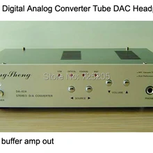 HIFI трубка цифровой аналоговый преобразователь ЦАП усилитель для наушников 6N3 поддержка BNC коаксиальный волоконно-оптический усилитель аудио USB черный серебристый панель