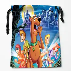 Новое поступление Scooby Doo Drawstring сумки на заказ для хранения напечатанные сумки типа сумки для хранения размер 18X22 см