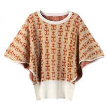 GRUIICEEN Весна-осень вязаная футболка рукав "летучая мышь" офисная одежда футболка Элегантная футболка для женщин