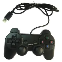 Проводной геймпад джойстик USB2.0 Shock Joypad геймпад игровой контроллер для ПК ноутбук компьютер Win7/8/10/XP/Vista