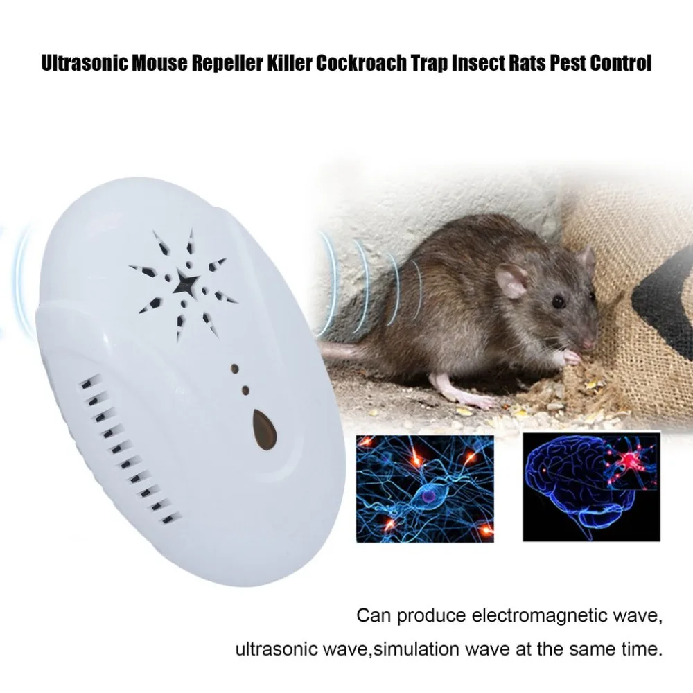 DC 9007 Electronic Ultrasonic Mouse Repeller Adjustable Frequency