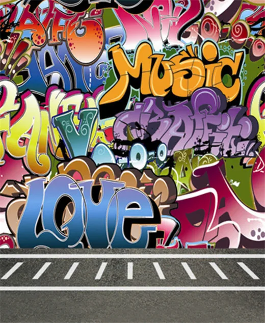 Download 8x12FT Graffiti Wall Graffito Sidewalk Hip Hop Photo ...