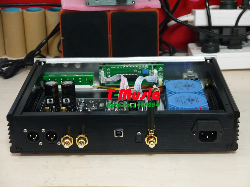 Новая версия Hifi Dual AK4497 XMOS XU208+ Bluetooth 5,0 DAC декодер W/2x трансформатор talema поддержка DSD256/PCM384K