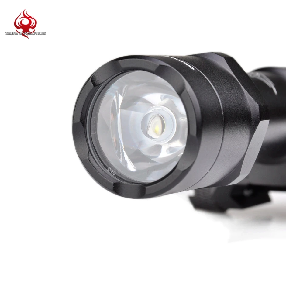 Evolução Noite Mini Levou Lanterna Tática Luz Olheiro Caça Airsoft Arma Leve Ne04056 M600b 7 Luzes de armas