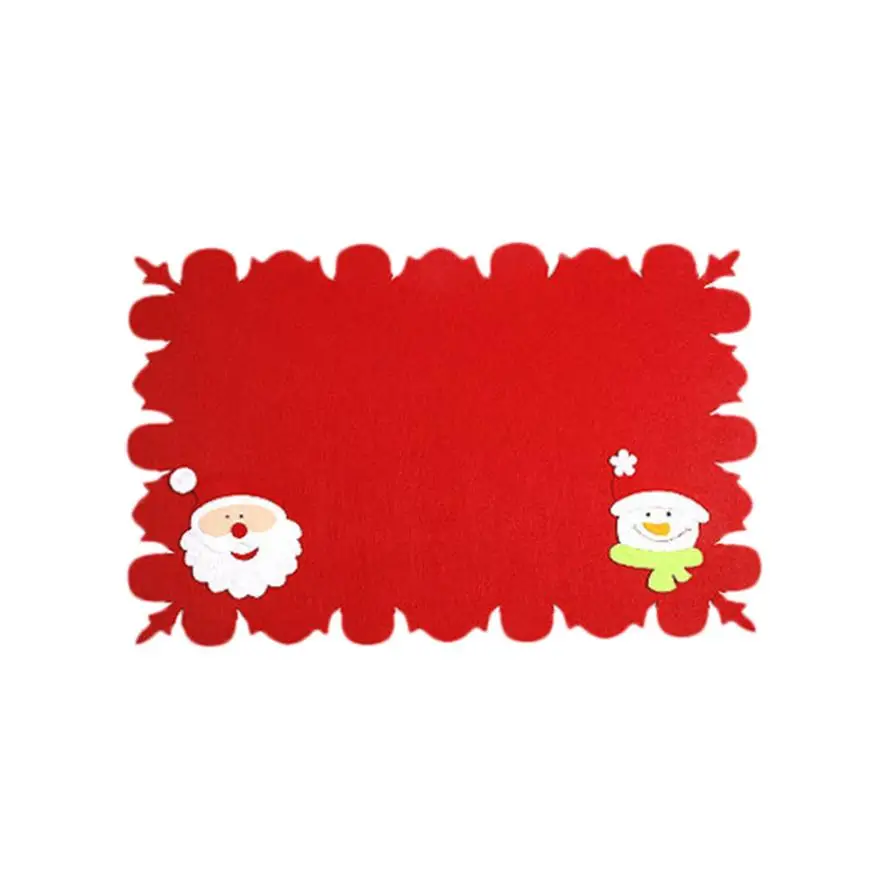 

1PC Bowl Fork Placemat Mat Decoration Home Party Christmas Dining Table Placemat Drop shipping #15