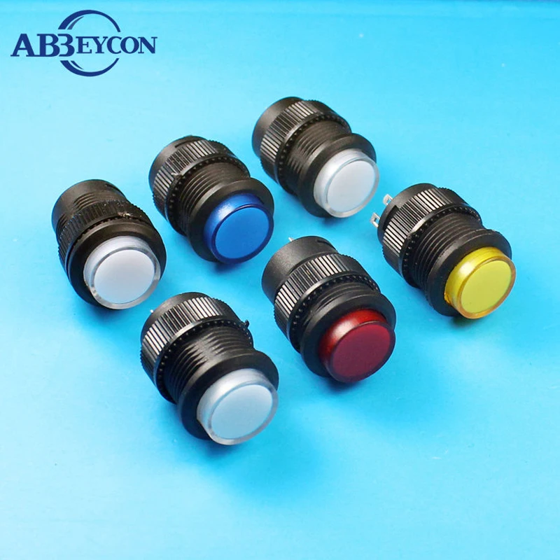 

NS153 R16-503BD 16MM Momentary ON Mini Illuminated 4Pin Push Button Switch