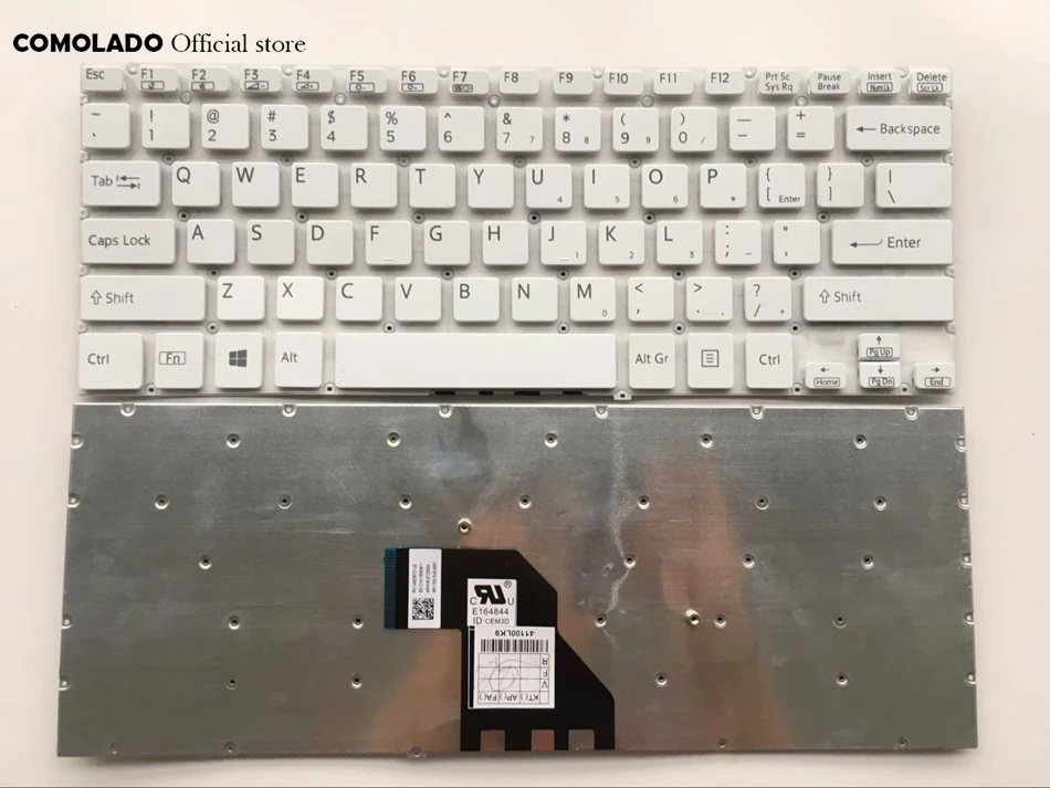 US English Laptop keyboard For Sony Vaio SVF14 SVF14E SVF142 SVF143 SVF144 White without frame keyboard US Layout