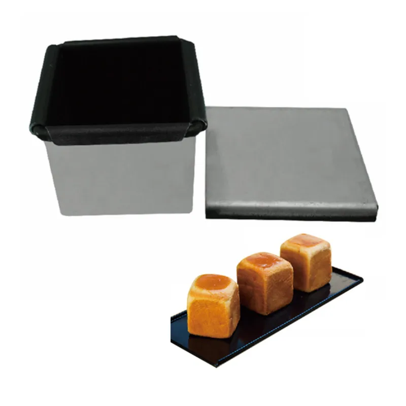 

DIY bread mold Non Stick Aluminiun Mini Square Shape Toast Box Bread Loaf Pan Baking Tray Bakeware Mould