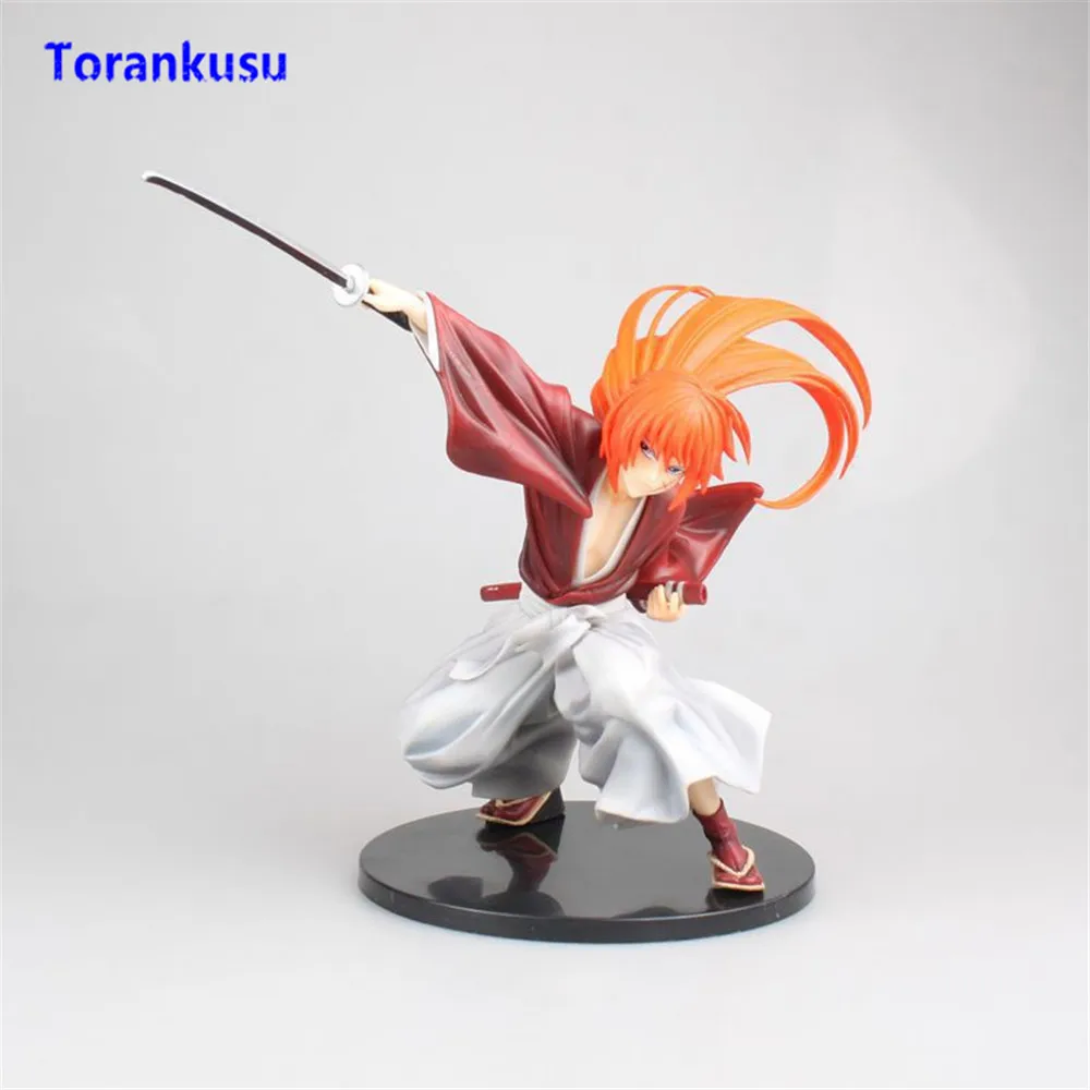 

Rurouni Kenshin Figure Himura Kenshin Figurine PVC Collectible Action Figures Figuras Anime Hot Toys For Children Figma Doll XP