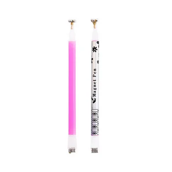 

by dhl or ems 1000pcs Cat Eye Magnetic Stick for UV Gel Dual-ended Magnet Pen Manicure Nail Art DIY Polish UV Gel Painting tool