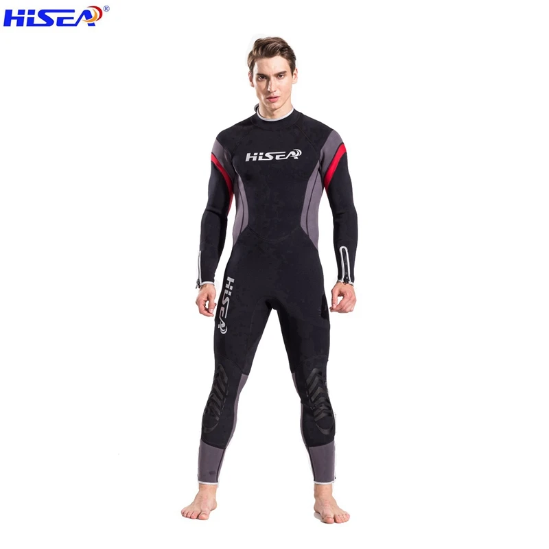 

Latest Hisea Scuba Diving Suit Men 2.5mm Neoprene Diving Suit Swimming Wetsuit Surf Triathlon One-piece