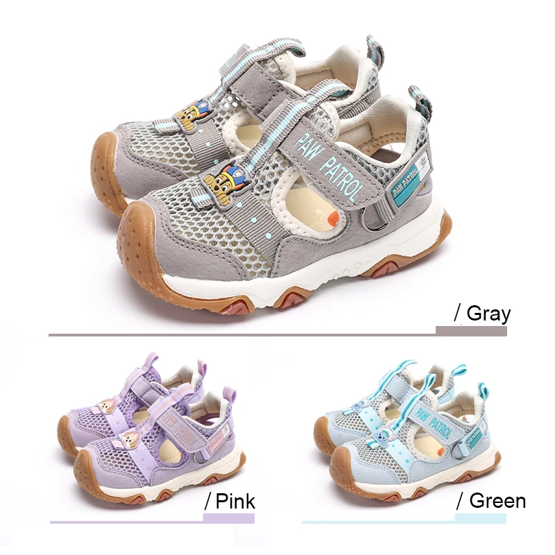 Детская обувь «Щенячий патруль»; спортивная обувь для мальчиков и девочек; летняя дышащая удобная сетчатая синтетическая обувь для детей; размеры 21-26