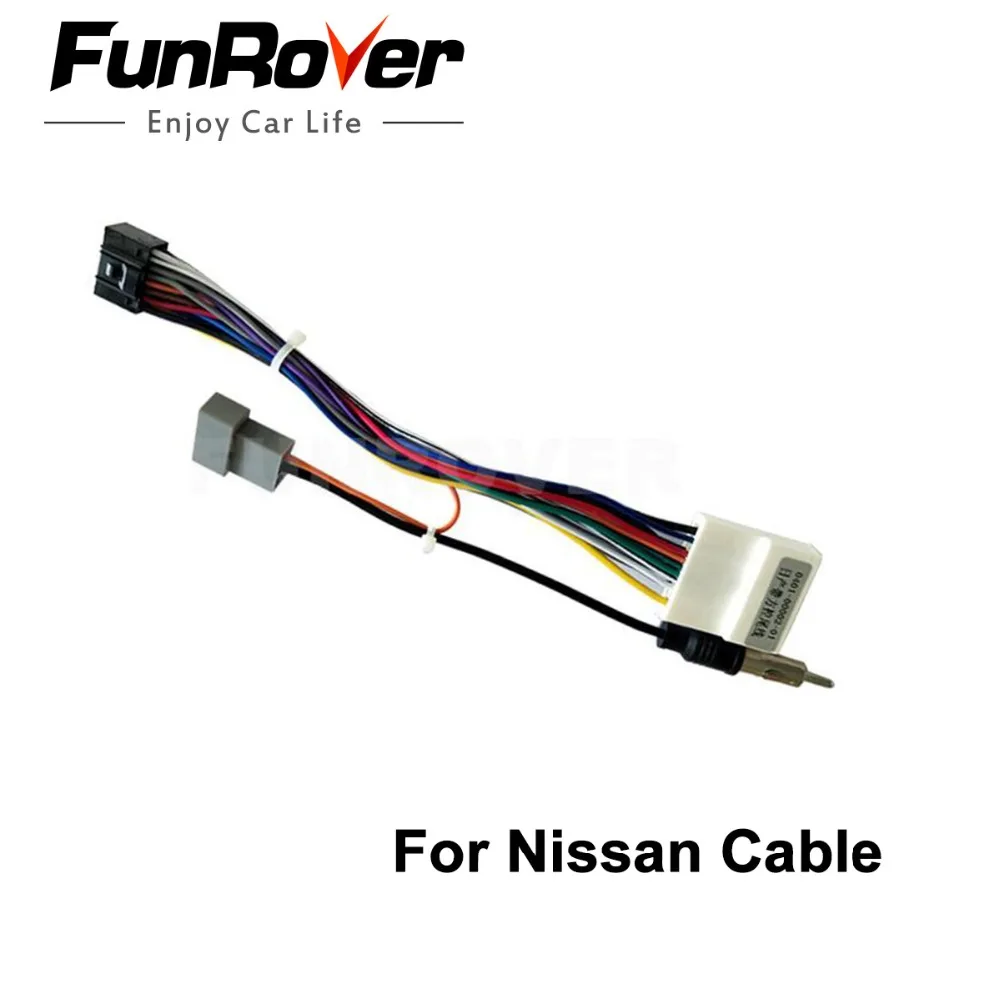 Funrover Car DVD Radio Antenna Adapter For Nissan Install Stereo Audio Wiring Harness Cable Plugs -in Cables, Adapters & Sockets from Automobiles ...