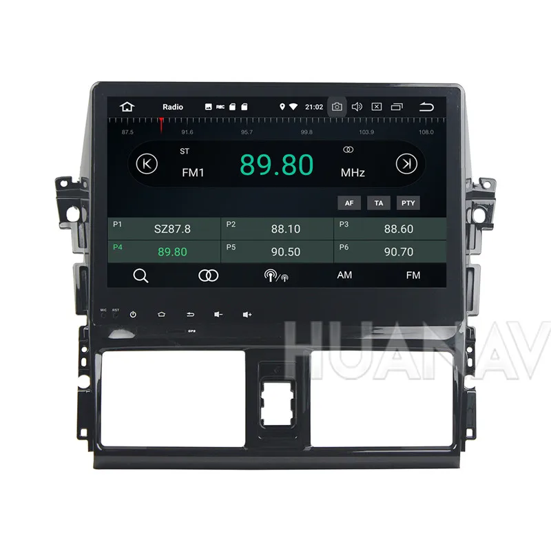 Cheap Android 8.0 No Car DVD player GPS Glonass Navigation For Toyota YARIS 2013-2015 Car multimedia stereo player 32GB CAR MAPS 5