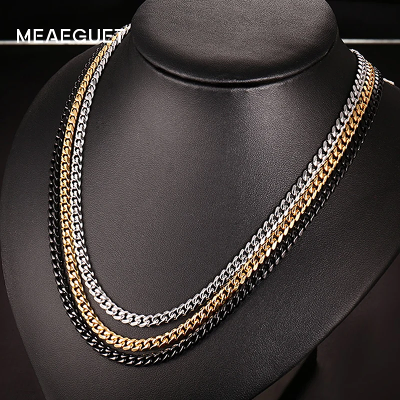 Мужская цепочка из нержавеющей стали 24/30 дюймов 3/5/7 мм|long chain necklace|chain necklacefashion necklace