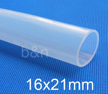 

16mm ID 21mm OD 16x21 Transparent Food Grade Medical Use FDA Silicone Rubber Flexible Tube / Hose silicon tubing