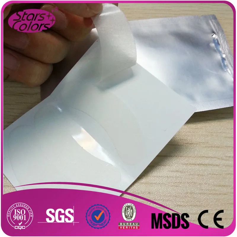 Thin gel eyelash patch flexible 100 pairs/box Silver Pack Lint Gel Under special Eye Pad Patch Collagen and Hyaluronic eye pads 4