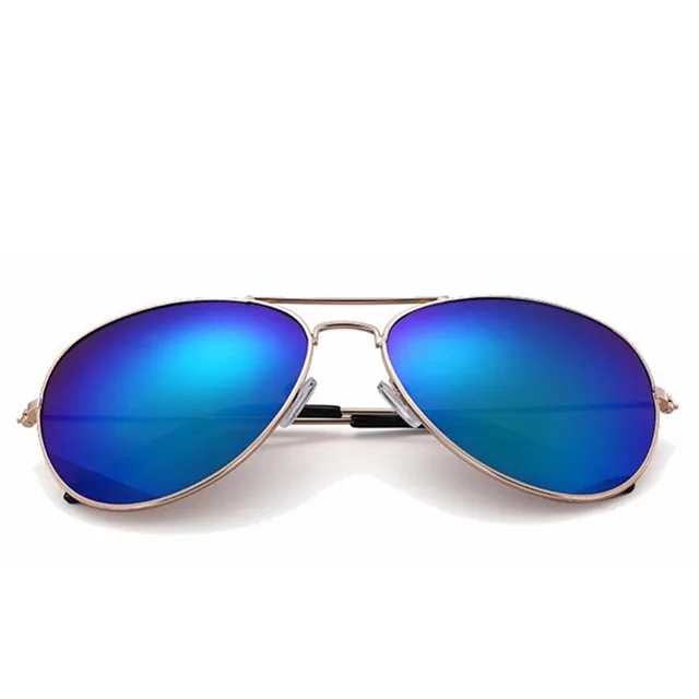 Роскошные поляризованных солнцезащитных очков Для женщин мужские Брендовая Дизайнерская обувь для вождения очки-авиаторы женские солнцезащитные очки для женщин UV400 очки - Цвет линз: Gold F Green