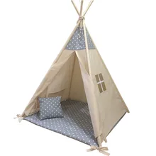 Fessyc капля дизайн дети играют палатка индийский вигвама детей театр детская игровая комната вигвама