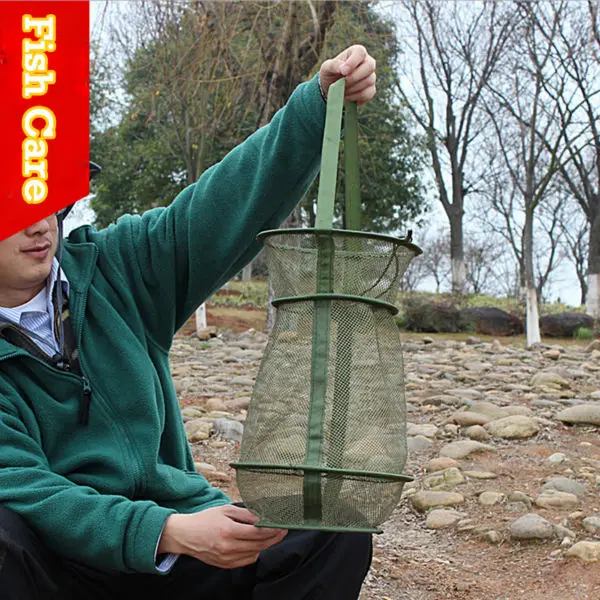 

Portable Fishing Net 3 Layer Round Folding Trap Metal Frame Network Casting Shrimp Mesh Fishing Cage Fish Net