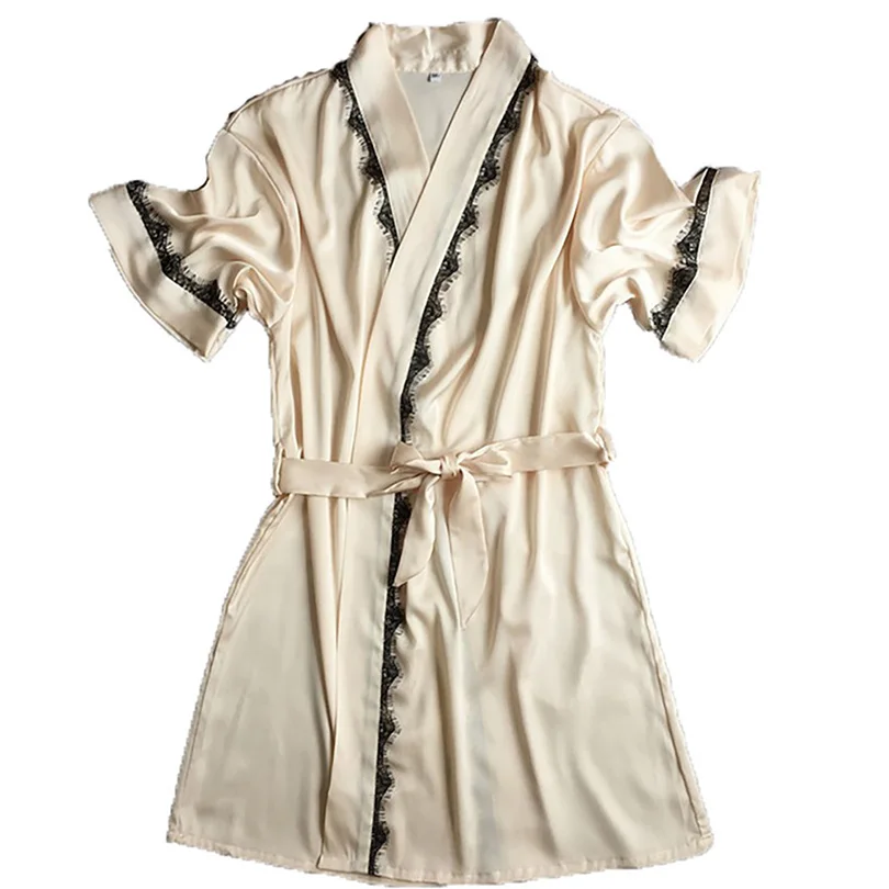 

New Arrival Silk Bathrobe Women Satin Kimono Robes For Women Robes Bridesmaids Long Kimono Robe Bride Silk Robe Dressing Gown