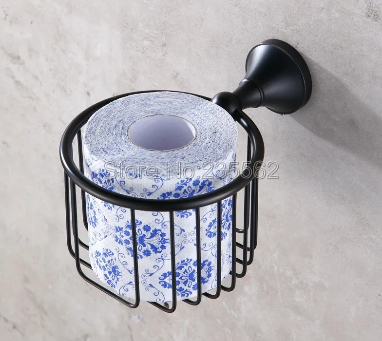NEW Black Oil Rubbed Brass Bathroom Accessory Toilet Paper Holders Roll