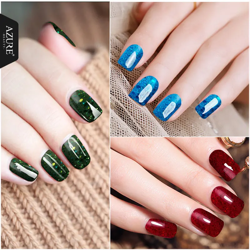AZURE BEAUTY Nail Gel Polish Fashion Colors For Nail Design Soak Off Hybrid Enamel 7ml Gel Varnishes Azure UV Gel Nail Polish