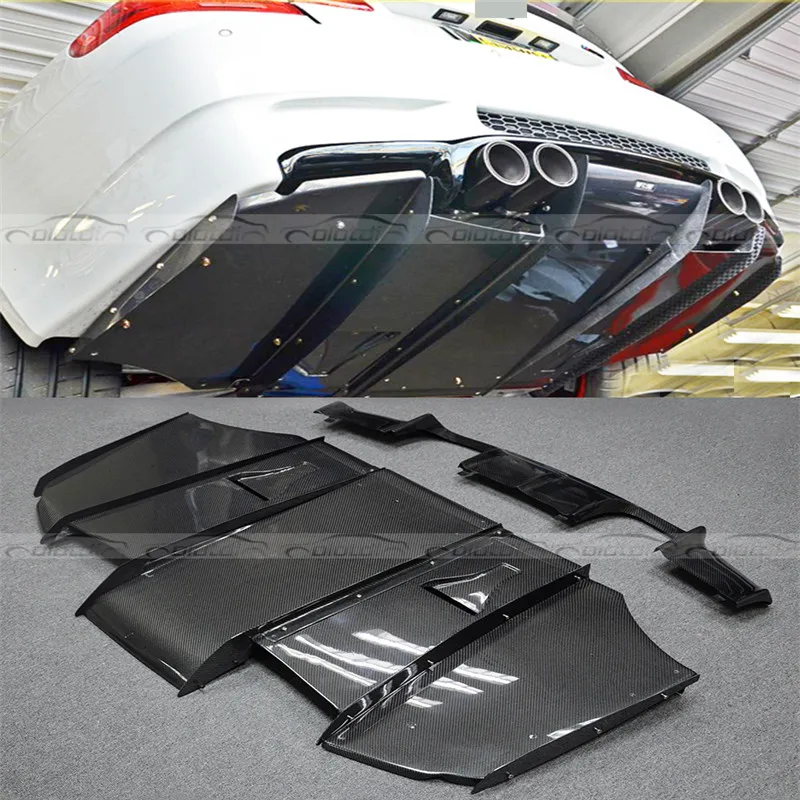 

Olotdi E92 E93 M3 VRS Style Carbon Fiber Rear Bumper Lip Car Diffuser For BMW E92 E93 M3 07-13 accessories car styling