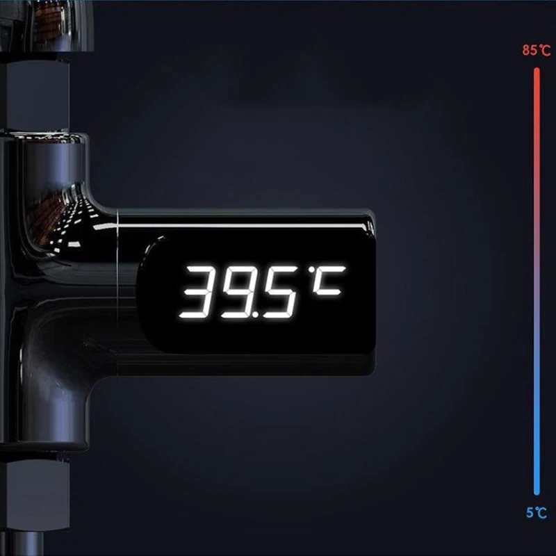 Для ухода за ребенком смеситель для мытья удлинитель светодиодный дисплей домашний термометр для душа поток самогенерирующий счетчик