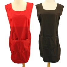 Двусторонний фартук для волос, парикмахерское платье с большим карманом для инструментов, легко Очищаемый домашний фартук, аксессуары для укладки