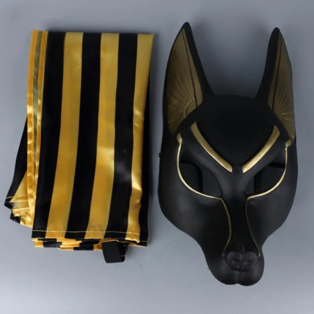 Bleach Anubis Маска Косплей Шлем Хэллоуин Латексная маска реквизит подарки маска Высокое качество