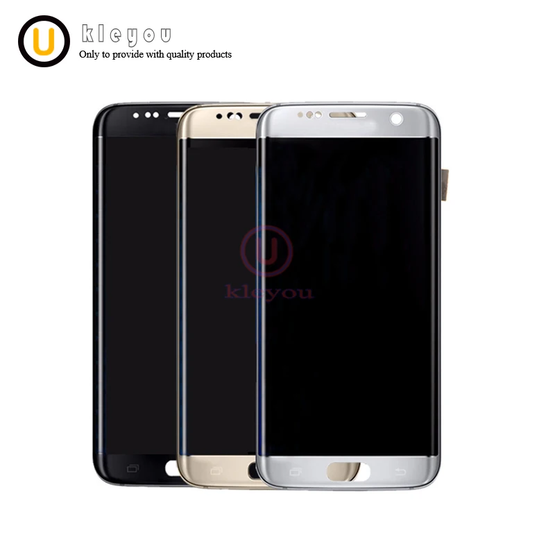 Оригинальный OEM ЖК дисплей для SAMSUNG Galaxy S7 край Дисплей G935 G935F Сенсорный экран Digitizer